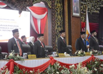 Edi Purwanto Pimpin Sidang Paripurna Dengarkan Pidato Kenegaraan Presiden Jokowi