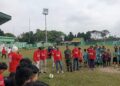 Meriahkan HUT RI ke 78, Askot Jambi Gelar Lomba Pinalti Tutup Mata Anak-anak, Remaja dan Ibu-ibu