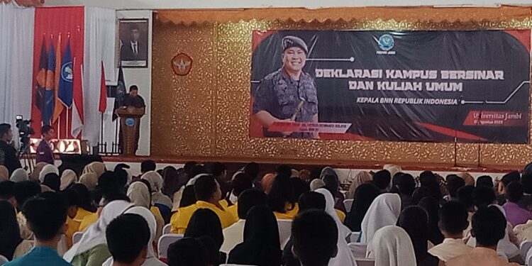 Komjen.Pol.Prof.DR.Drs. Petrus Reinhard Golose, MM, Deklarasikan  Kampus Bersinar di Universitas Jambi