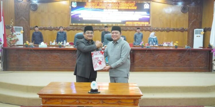 DPRD Tanjabbar Gelar Paripurna Ke-IV Pengambilan Keputusan Ranperda Perubahan APBD 2023