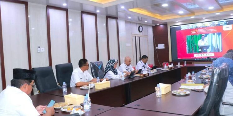 Bupati Anwar Sadat Ikuti Webinar Penguatan APIP Melalui Pemenuhan Kebutuhan SDM