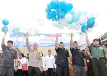 Wakil Ketua I DPRD Tanjabbar Hadiri Pencanangan Kelurahan Kampung Nelayan Bebas Narkoba