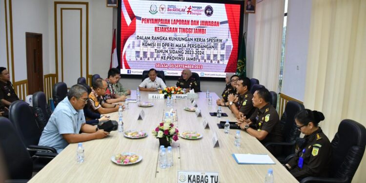 Kajati Jambi Terima Kunker Komisi III DPR RI