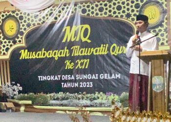 Hadiri Pembukaan MTQ di Sungai Gelam, Edi Purwanto Ajak Masyarakat Terus Mencintai Al Quran