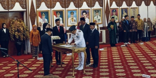 Gubernur Jambi Resmi Lantik Mukti Sebagai Pj Bupati Merangin