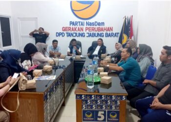 Jelang Pelatikan Pengurus DPD NasDem Tanjabbar, Hairan Pinta Panitia Bekerjasama Sukseskan Acara 