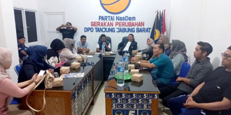 Jelang Pelatikan Pengurus DPD NasDem Tanjabbar, Hairan Pinta Panitia Bekerjasama Sukseskan Acara 