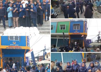 Ringankan Beban Masyarakat, Nasdem Tanjabbar Kembali Gelar Jumat Berbagi