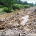 Baru Dikerjakan, Tanggul di Sungai Gebar Rusak. Rekanan Diminta Perbaiki