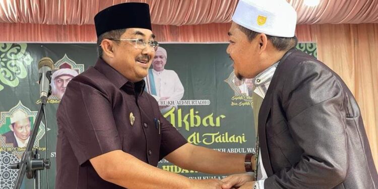 Anwar Sadat Hadiri Haul Syekh Abdul Qadir Al-Jailani Ponpes Sa’adatul Abadiyah