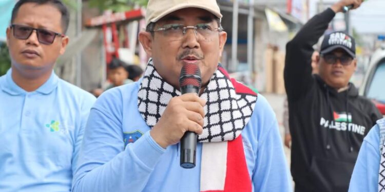 Bupati Anwar Sadat Ikuti Aksi Solidaritas Bela Palestina