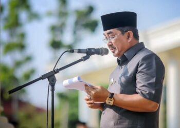 Upacara Peringatan HKN Ke-59, Bupati Bacakan Sambutan Menkes