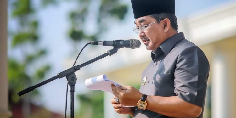 Upacara Peringatan HKN Ke-59, Bupati Bacakan Sambutan Menkes