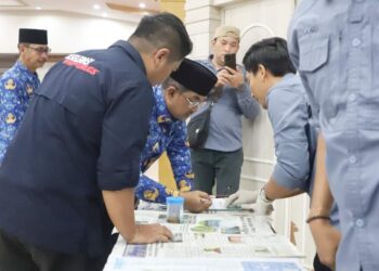 Anwar Sadat Pantau Langsung Jalannya Tes Urine ASN Tanjabbar oleh BNN