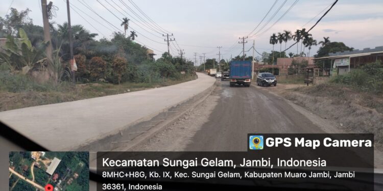 Percepat Pembangunan Infrastruktur, BPJN Jambi Rigid Beton Jalan Simpang Ahok Hingga Buper Sungai Gelam