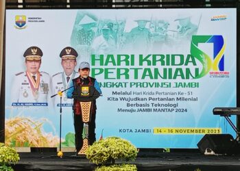 Hadiri Puncak HKP Ke-51, Al Haris : Pertumbuhan Ekonomi Provinsi Jambi 1,9 Persen Disumbangkan dari Sektor Pertanian