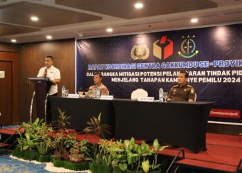 Hadapi Tahapan Kampanye, Bawaslu Jambi Gelar Rakor Sentra Gakkumdu