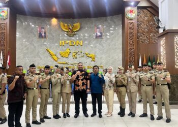 Pinto bersama komisi I kunjungi praja asal sarko di IPDN