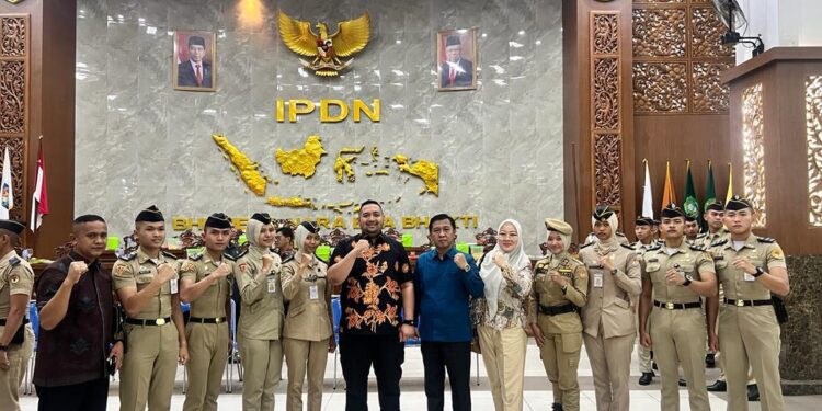 Pinto bersama komisi I kunjungi praja asal sarko di IPDN