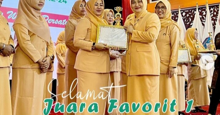DWP Dinas Pendidikan Jambi Raih Juara I Pada HUT Dharma Wanita Persatuan ke 24