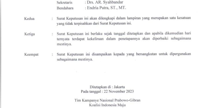 Eks Koruptor OTT Ketok Palu Jambi, Tempati Posisi Strategis TKD Capres – Cawapres Prabowo – Gibran
