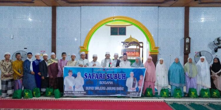 Anwar Sadat Safari Subuh di Masjid Nurul Yaqin Desa Lumahan