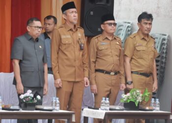 H. Abdullah Hadiri Upacara Perayaan HUT Ke-61 Bank 9 Jambi