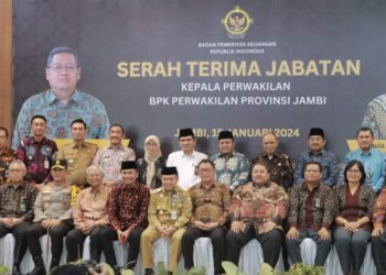 Anwar Sadat Hadiri Sertijab Kepala BPK-RI Perwakilan Jambi