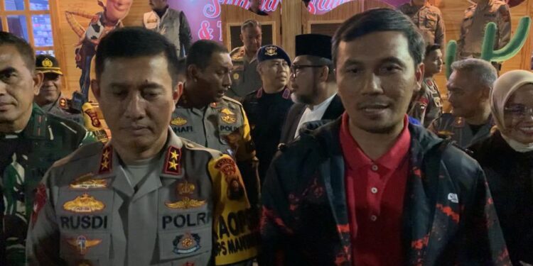 Ketua DPRD Jambi Pantau Pengamanan Malam Tahun Baru 2023 bersama Kapolda Jambi