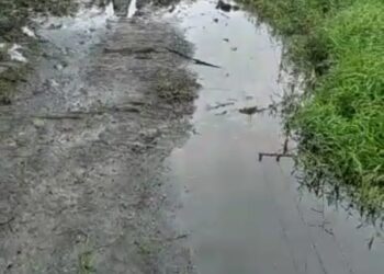 Miris, Jalan Sungai Rambai Bak Kubangan Kerbau