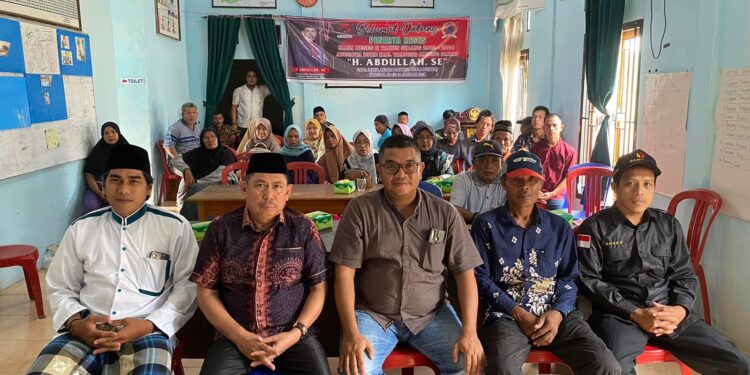 H. Abdullah Reses ke Desa Lubuk Terentang Serap Aspirasi Masyarakat 
