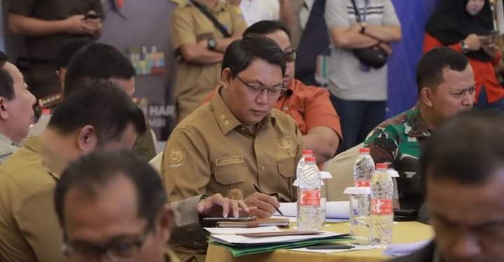 Wabup Hairan Ikuti Rakor Forkopimda Provinsi Jambi