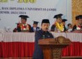 Hadiri Yudisium Universitas Jambi, Al Haris: Generasi Muda Harus Bisa Mencari dan Baca Peluang