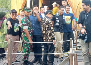 Apresiasi Ekowisata Mangrove Pakal Babu, Menparekraf Pinta Perhatiankan Reboisasi 