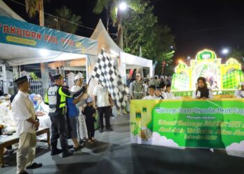Bupati Anwar Sadat Buka Festival Pawai Takbiran Idul Fitri 1445 H