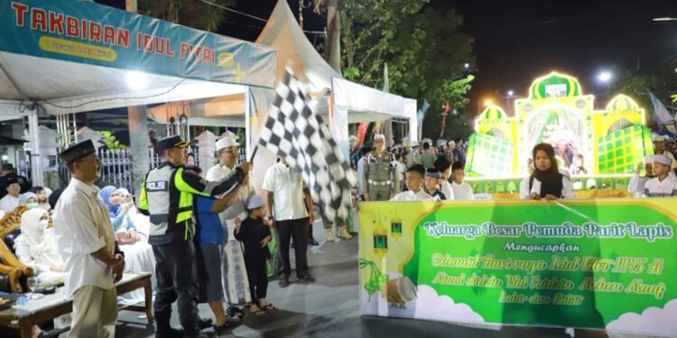 Bupati Anwar Sadat Buka Festival Pawai Takbiran Idul Fitri 1445 H