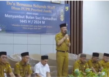 Dinas PUPR Provinsi Jambi Gelar Doa Bersama Sambut Bulan Suci Ramadhan 1445