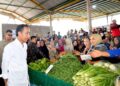 Jelang Lebaran, Presiden Jokowi Pantau Stok dan Harga Bahan Pokok di Pasar Rakyat Merangin