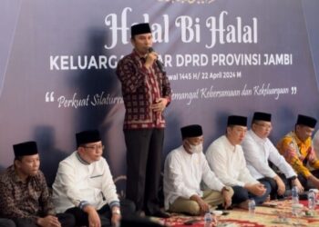 Halal Bihalal DPRD Provinsi Jambi, Edi Purwanto: Ini Halal Bihalal Terakhir Saya Sebagai Ketua DPRD Jambi