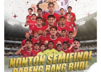 Terbuka untuk Umum, Ayoo Nobar Timnas U-23 Bareng BUDI SETIAWAN di Media Center