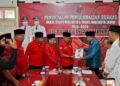 Di Dampingi Tim Pemenangan, H A Rahman Kembalian Formulir Penjaringan Bakal Calon Walikota Ke DPC PDI Perjuangan