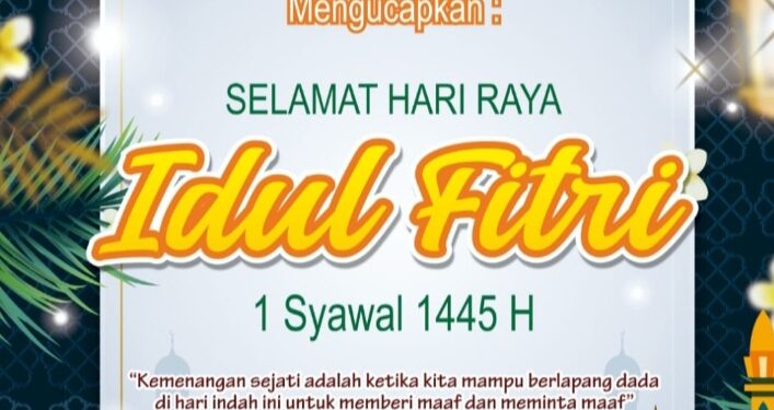 Direktur Bank 9 Jambi Cabang Bangko Deni Karyadi, SE, Mengucapkan Selamat Hari Raya Idul Fitri 1 Syawal 1445 H