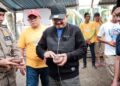 Anwar Sadat Buka Turnamen Gasing Undi Tabung di Seberang Kota