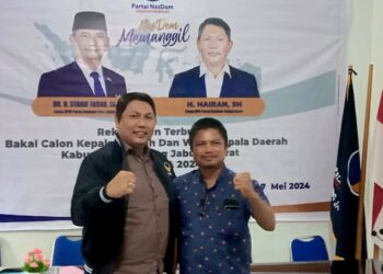Ambil Formulir Cawakada di NasDem Tanjabbar, H Assek Optimis Dapat Dukungan