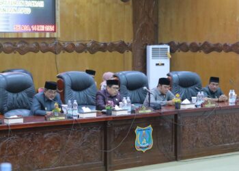 DPRD Tanjabbar Gelar Paripurna Pertama Penyampaian Nota Pengantar Ranperda APBD Tahun 2023