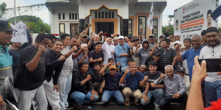 Daftar Cawabup ke DPD-PKS Tanjabbar, Ustad Amin Dikawal Ratusan Warga Kualatungkal 