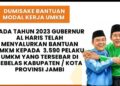 5.043 UMKM Dapat Bantuan Modal Kerja Dumisake Jambi Mantap