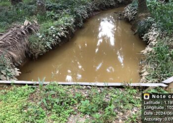 Diduga Selain Geser Tapal Batas, PT DAS Sulap Sungai Jadi Kebun Sawit