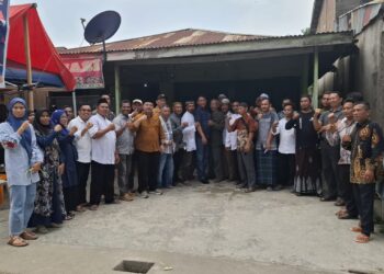 Silaturahmi di Kecamatan Tebing Tinggi, Hairan Diteriaki “Bupati”