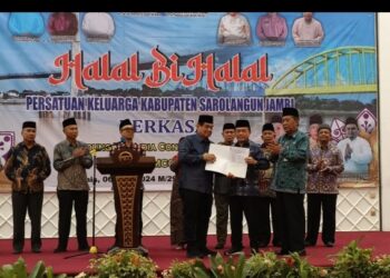 Disaksikan CE, Perkasa Deklarasi Dukung Haris-Sani di Pilgub Jambi 2024